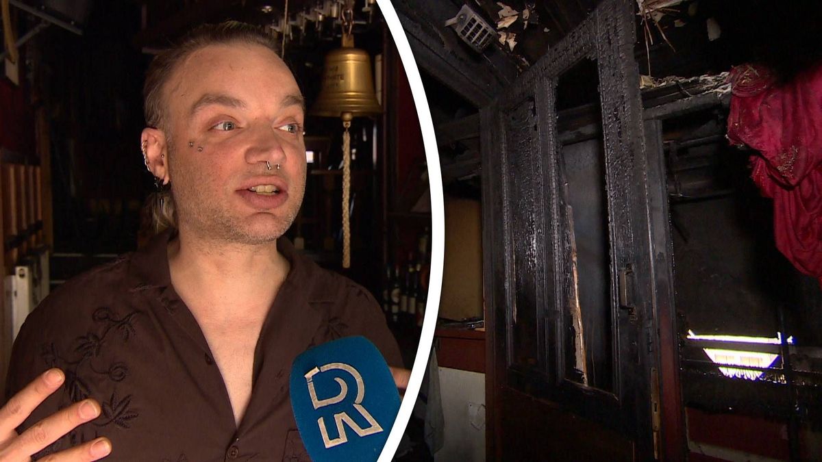 Eigenaar café Bonaparte belandt in nachtmerrie nadat zijn levenswerk afbrandt - Rijnmond